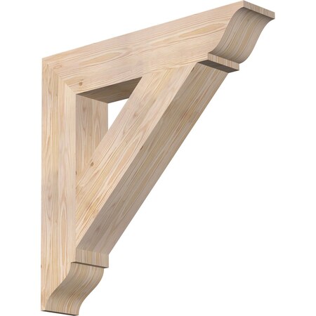 Ekena Millwork Traditional Traditional Smooth Bracket, Douglas Fir, 5 1/2"W x 30"D x 30"H BKT06X30X30TRA01SDF